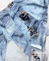 Frayed Denim Layered Dress
